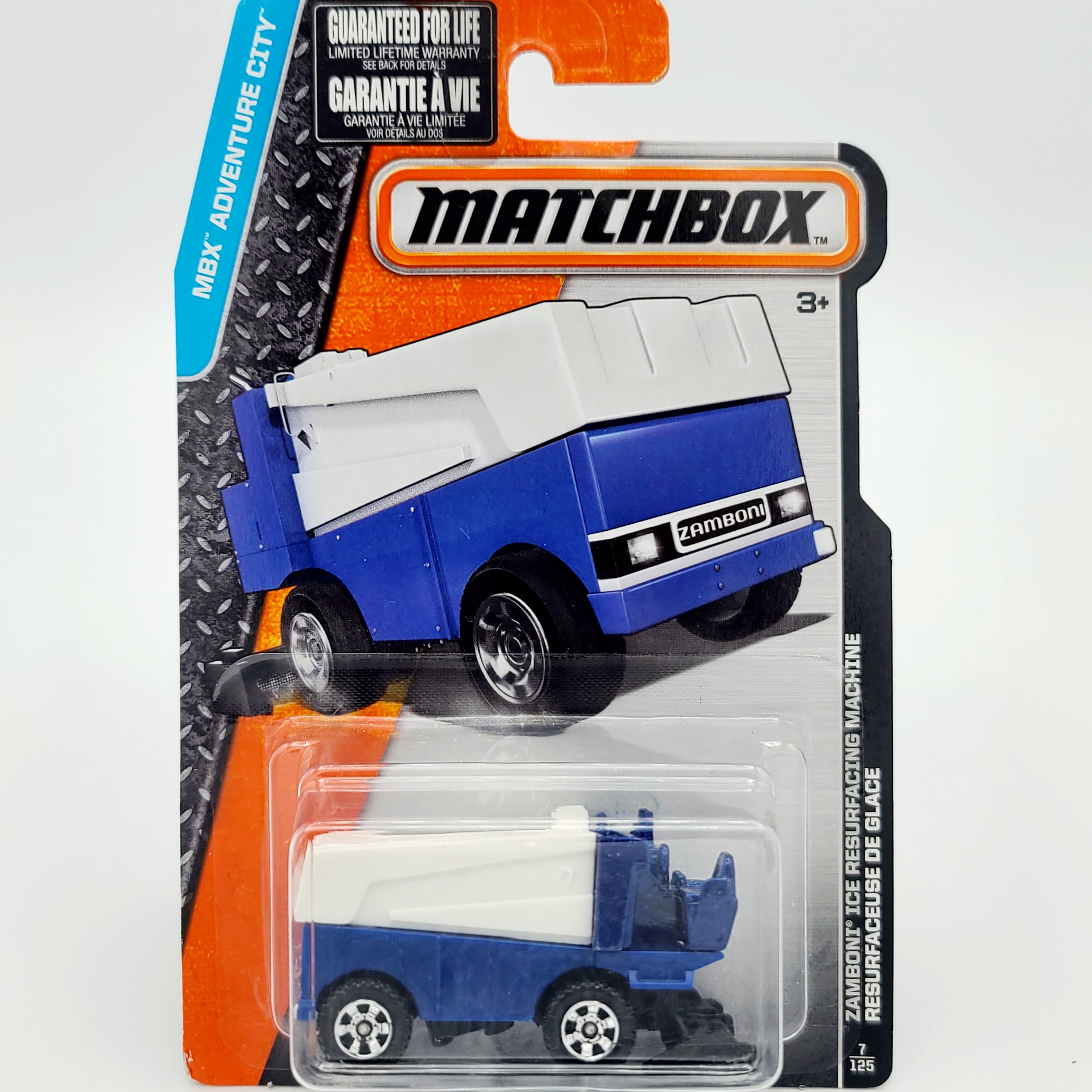 Matchbox Zamboni Ice Resurfacing Machine (2015 MBX Basic - Adventure City)